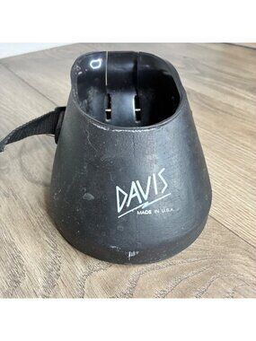 Davis Black Rubber Horse Boot Hoof Protector Size 1 Made In USA